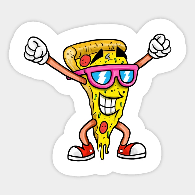 Pizza Party Sticker by tabslabred